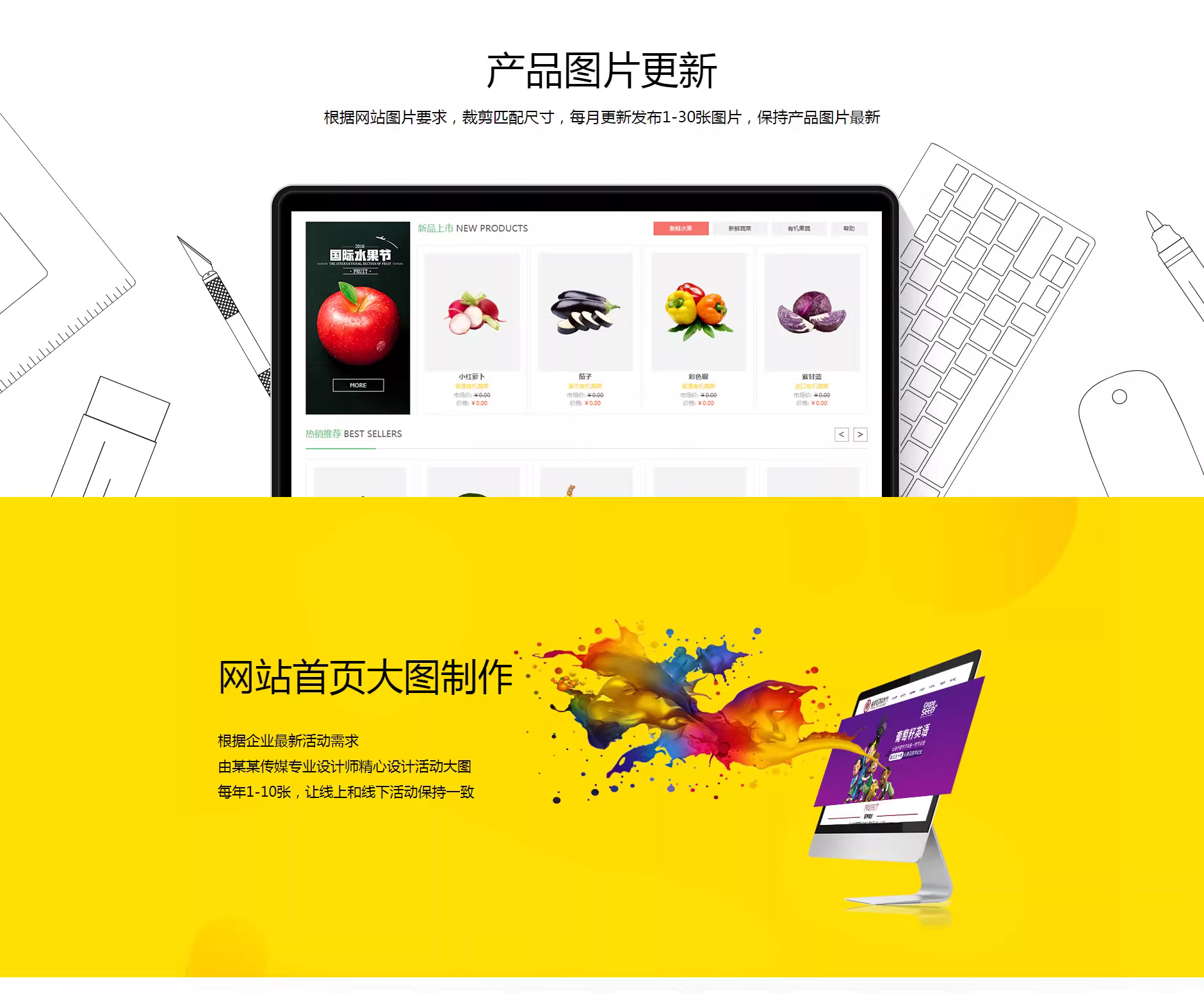 网站维护 编辑发布 内容更新 网站托管